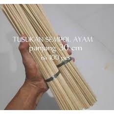 tusuk bambu 40cm sempol kentang spiral sate tusuk buket