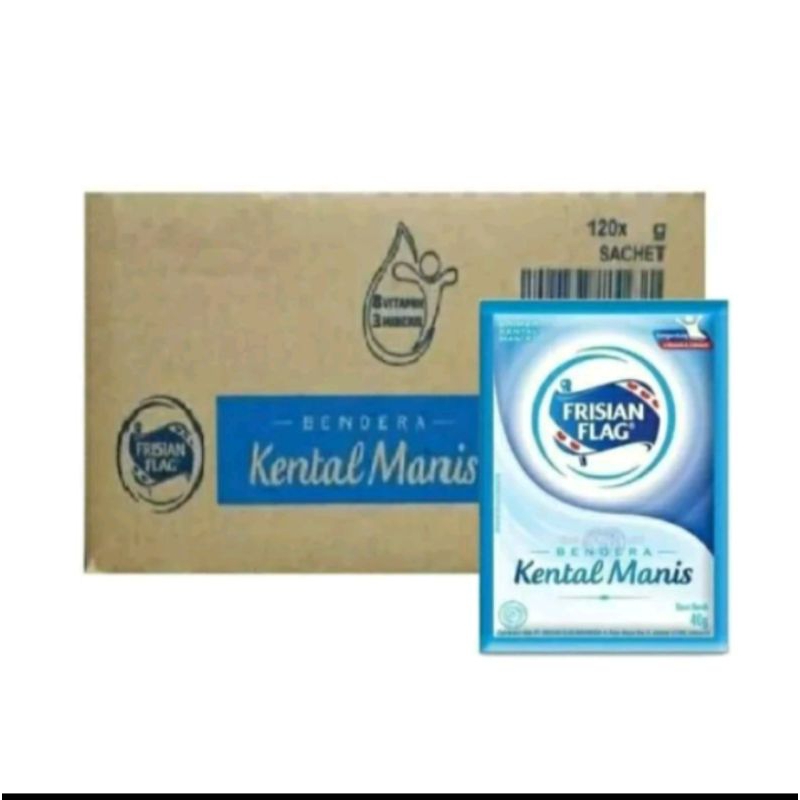 

Frisian Flag Susu Kental Manis [38 g/ 120 Sachet/ Karton]