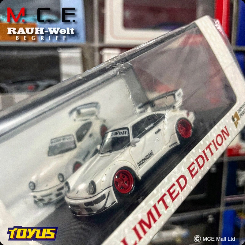 MCE Impossible Perfect - Porsche RWB 964 Hoonigan White Red Velg Limited - Rauh Welt Begriff