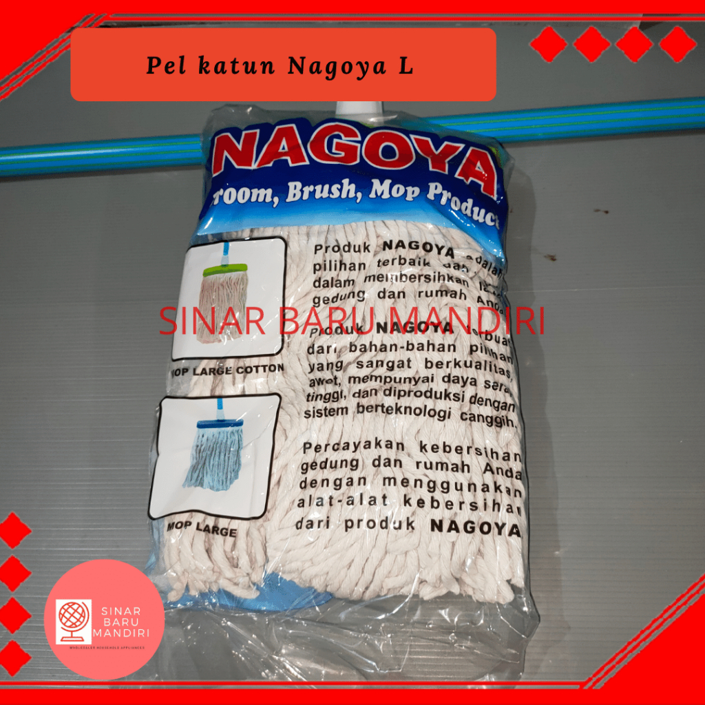 Pel Katun Sumbu L Nagoya / Mop Pel Nagoya / Pel lantai katun
