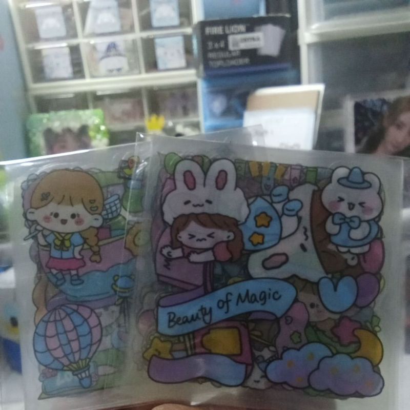 

10 pcs stiker 8x8 mix cute (Random!)
