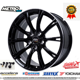 VELG RACING HSR SHIROI RING 17 COCOK BUAT MOBIL INOVA XPANDER TERIOS RUSH