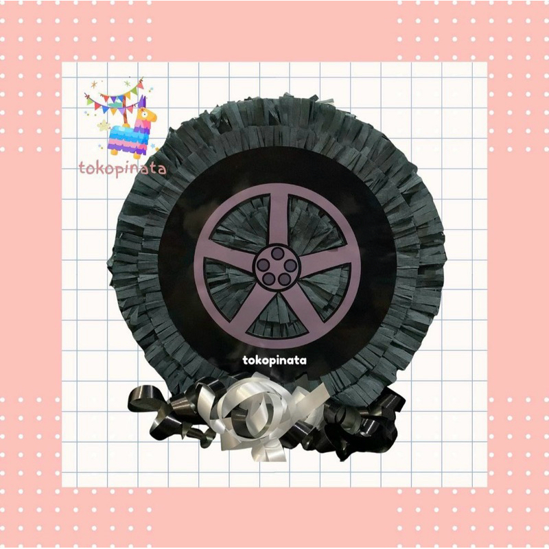 Pinata Pukul Velg Ban Mobil / Pinata Pukul Ban Mobil / Pinata Hotwheels / Pinata Ban Hotwheel / Pina