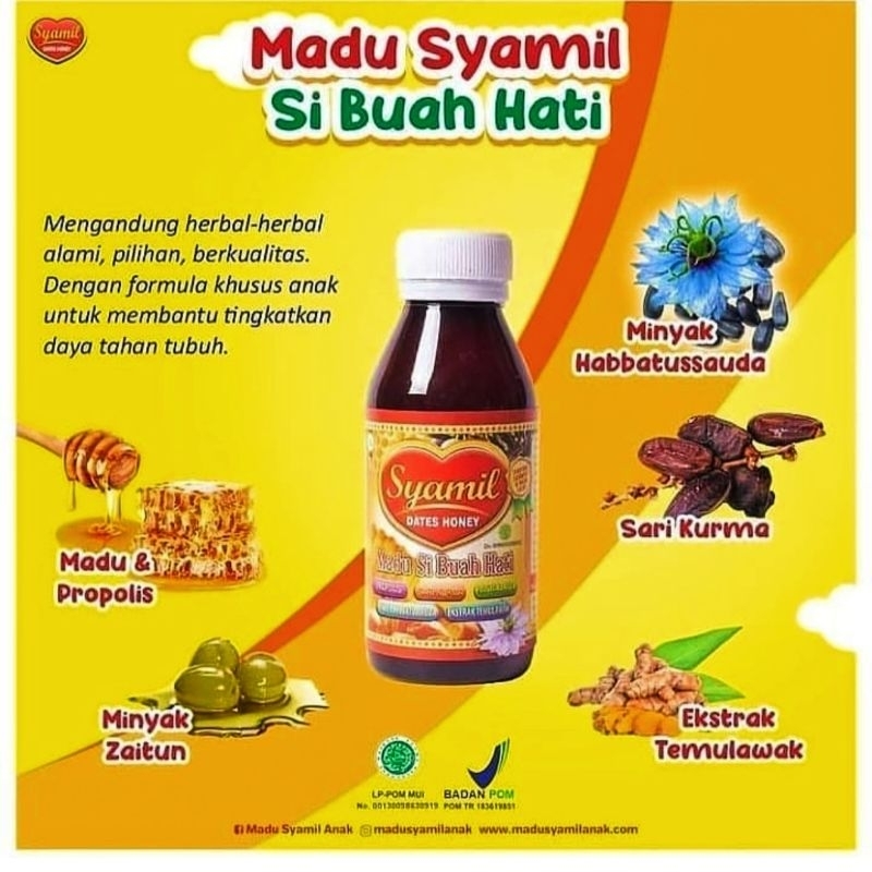 

Madu Anak Syamil Kids Dates Honey