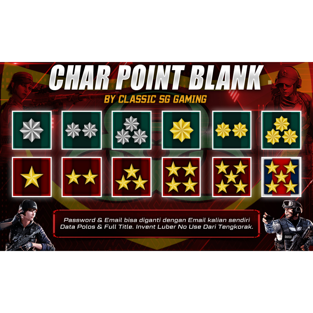 CHAR POINT BLANK MAYOR 1 STANDARD FULL TITLE |GAME PC