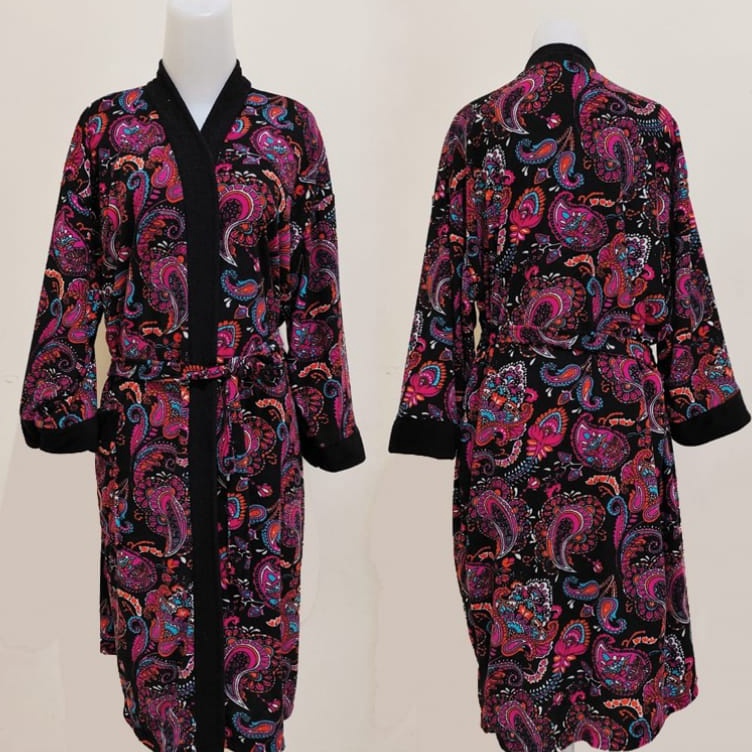 Dijual Baju Handuk Kimono Mandi Wanita Dewasa Jumbo Motif Batik