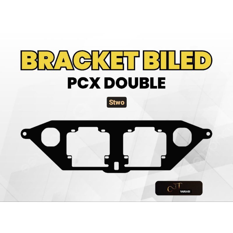 Breket Dudukan Lampu Biled Projie 2.5 inch Motor Pcx150 Pcx160 Kualitas Terbaik