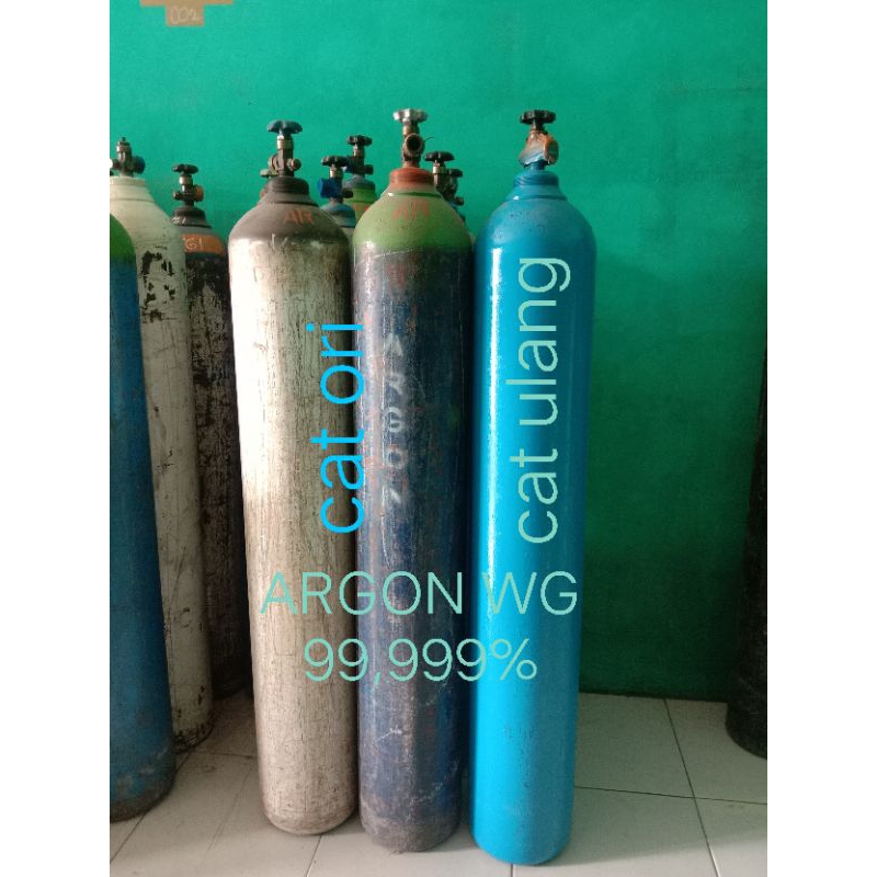 TABUNG ARGON + ISI buat las stainless & aluminium