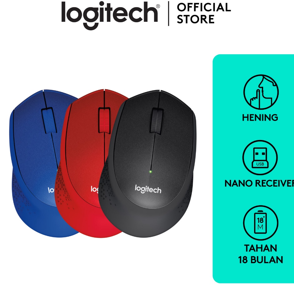 Logitech M331 Mouse Wireless Silent Click