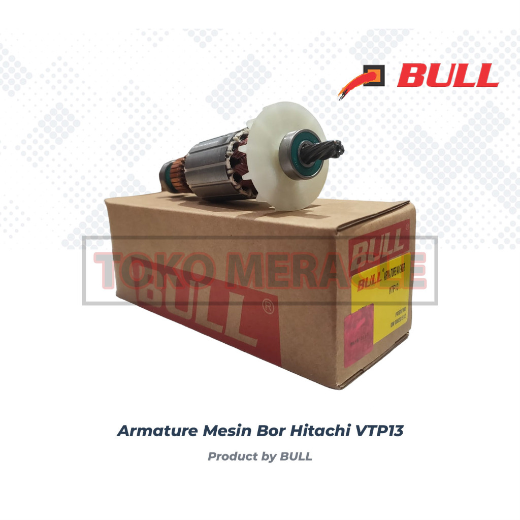 [ARMATURE] BULL Armature VTP13 - Angker Rotor Mesin Bor Hitachi Hikoki VTP13