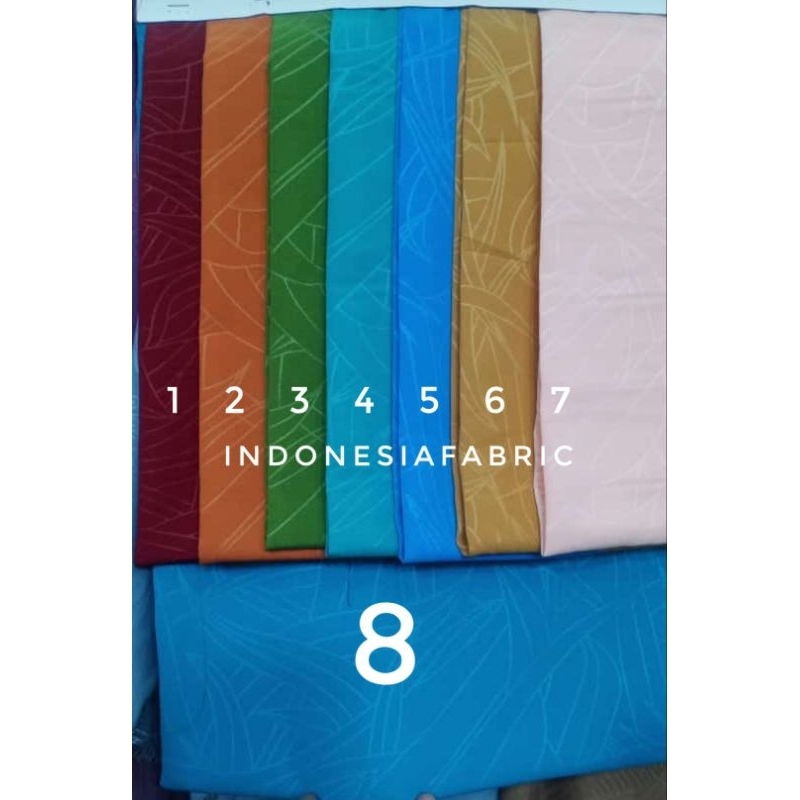 Kain Wolfis Emboss motif BM19 bahan gamis tunik jilbab koko kemeja jubah kerudung kemko pashmina ser