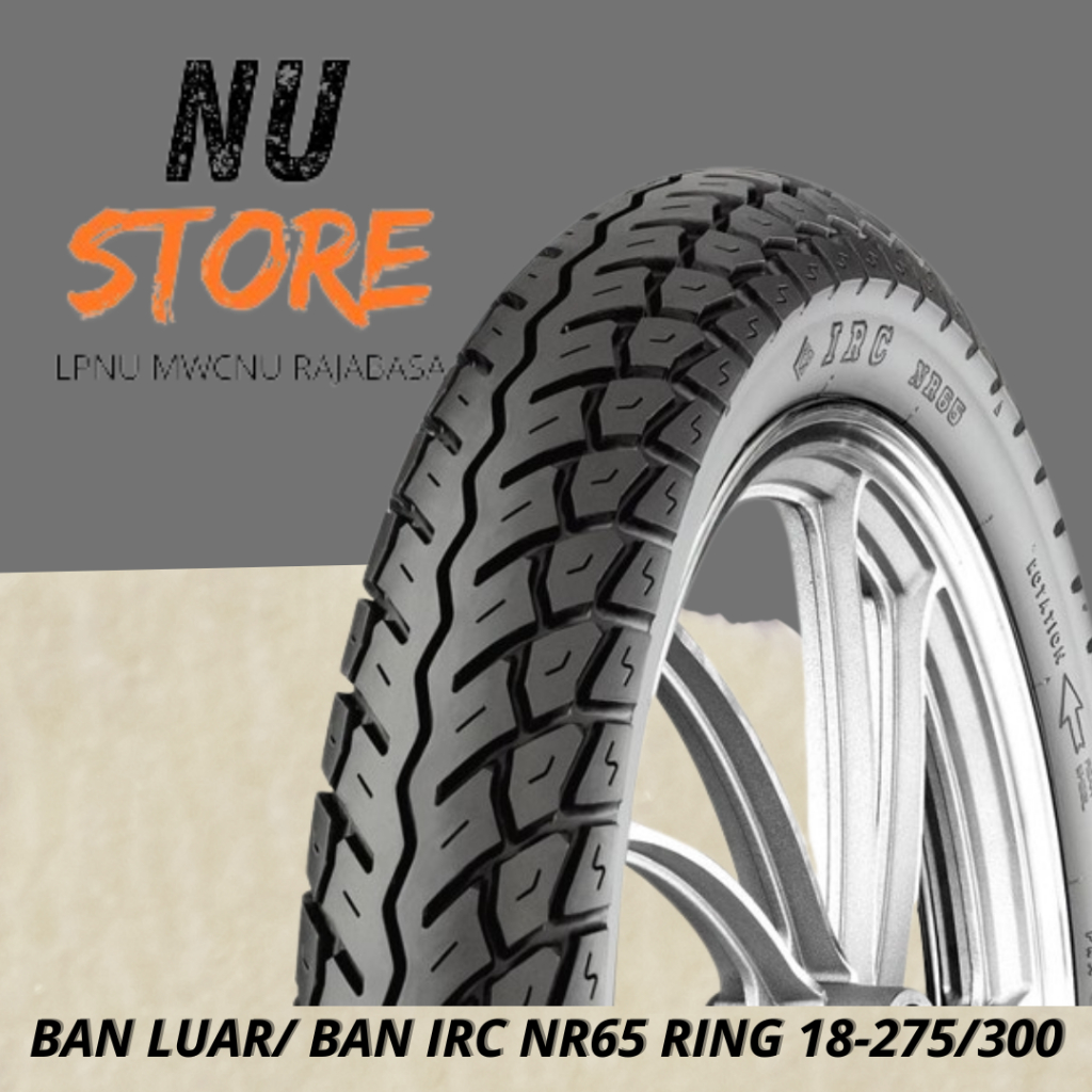 BAN LUAR/ BAN IRC NR65/ RING 18-275/300 STANDAR YAMAHA RX KING DAN SCORPIO