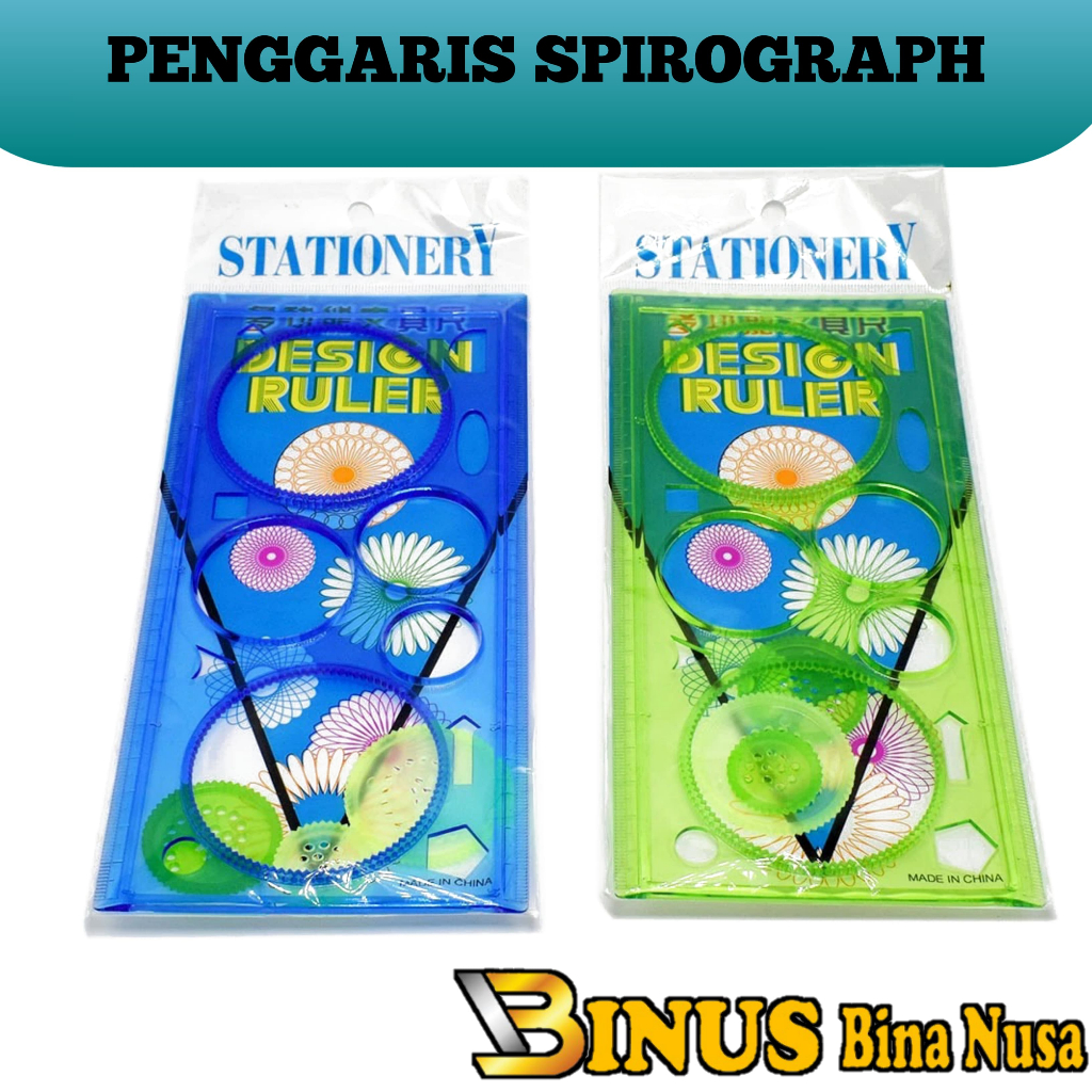 

Jual Penggaris Spirograph Motif Bunga Rotari
