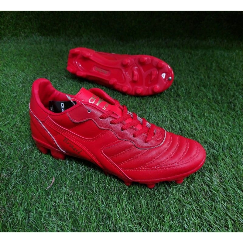 Sepatu bola bahan kulit sol sudah dijahit/sepatu bola terlaris