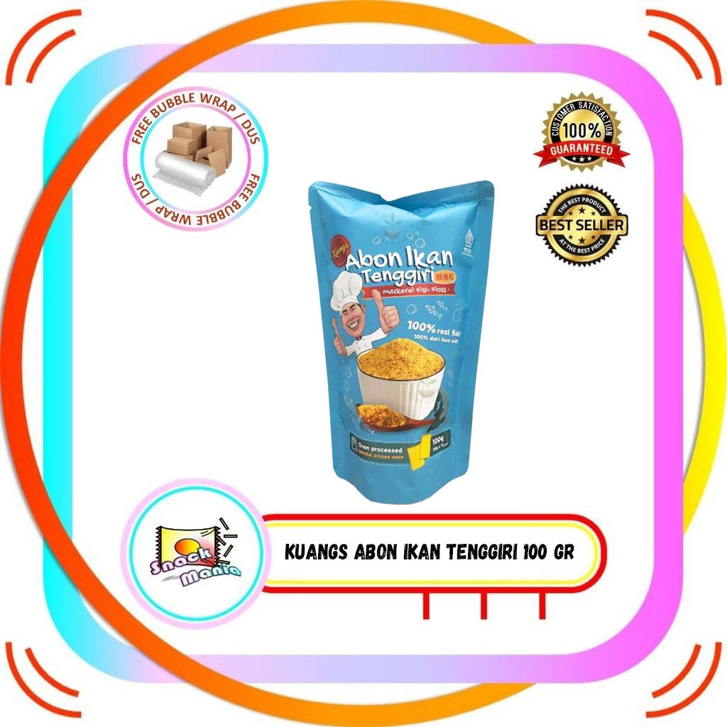 

Kuangs Abon Ikan Tenggiri 100 gram - Snack Anak - Mpasi Anak - Abon MPASI Anak