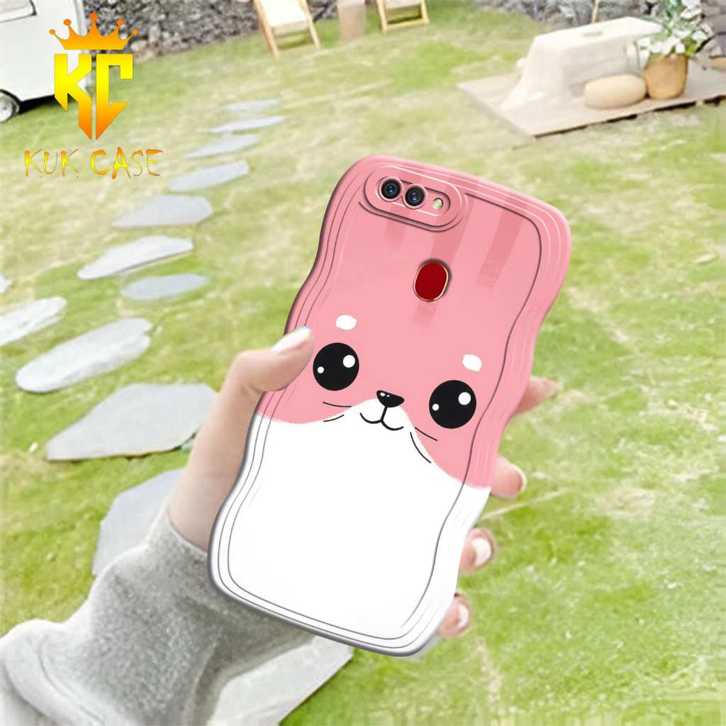 Cassing HP - OPPO A5S GELOMBANG - Fashion Case Camera - Case Mewah - Case Karakter - Case cowo - Cas