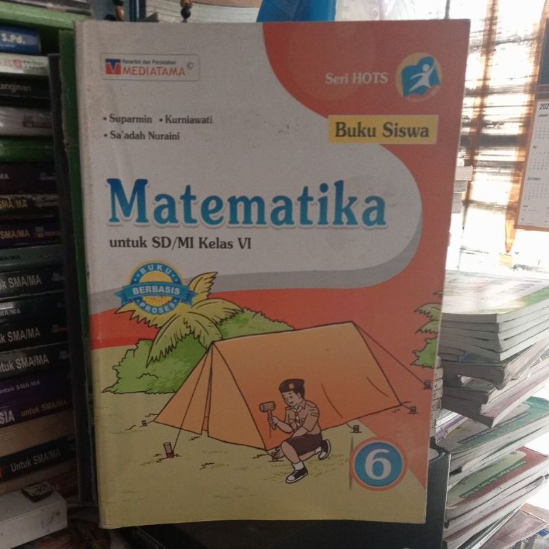 BUKU SISWA MATEMATIKA UNTUK SD KELAS 6/VI PENERBIT MASMEDIA