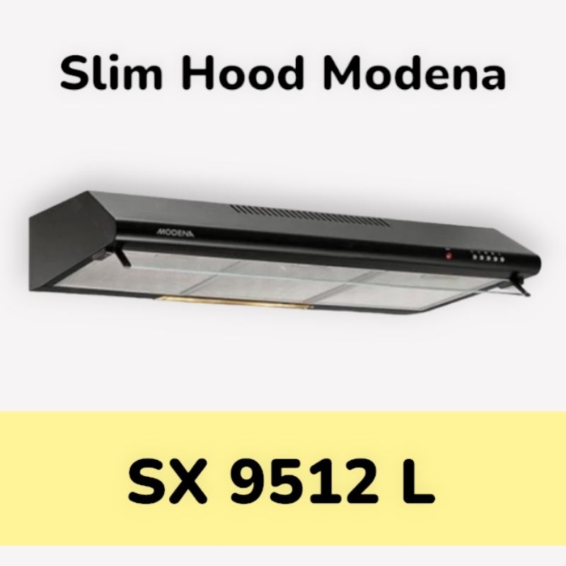 Cooker Hood Modena SX 9512L / SX9512L 90cm