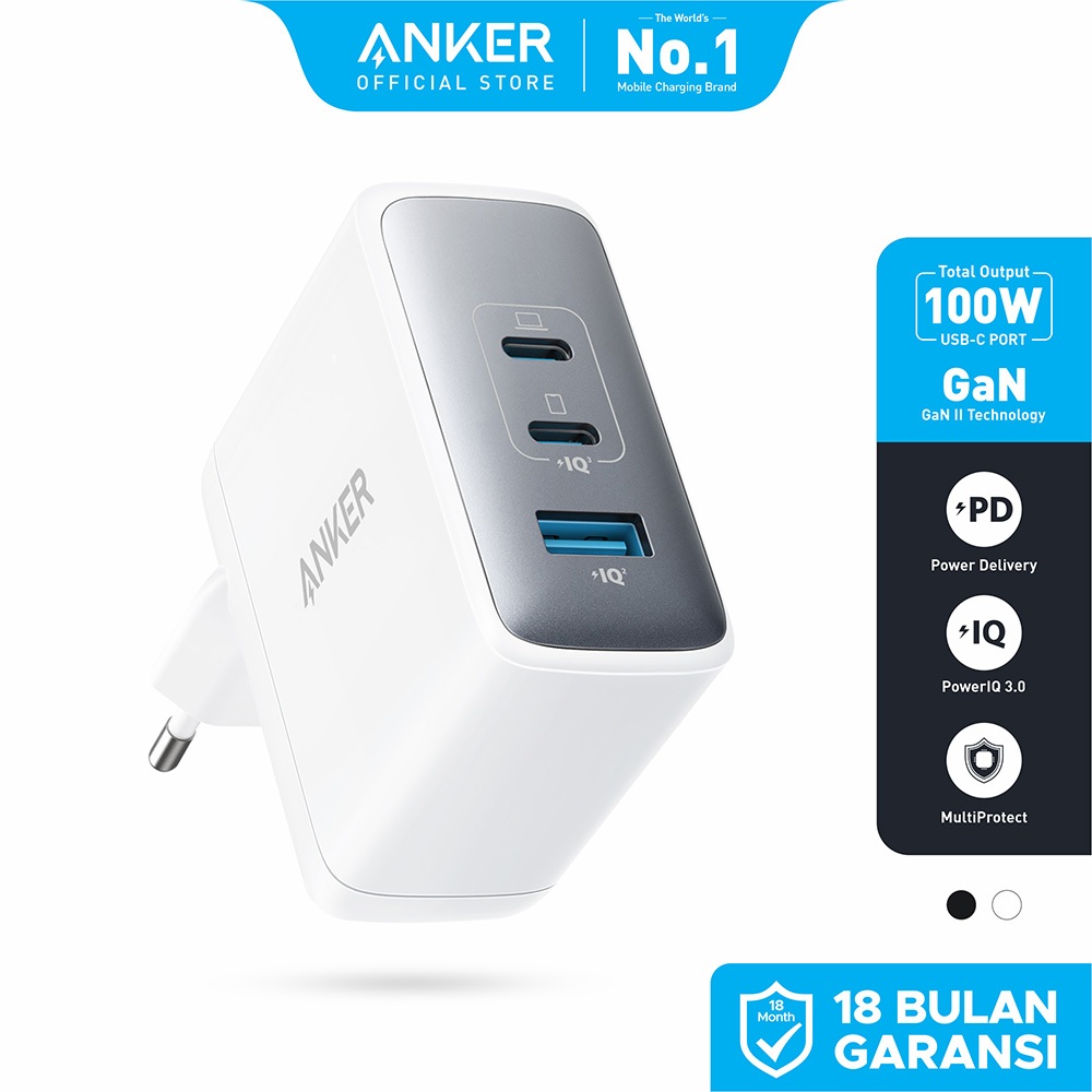 Wall Charger Anker Super Fast Charging Nano II 100W - A2145