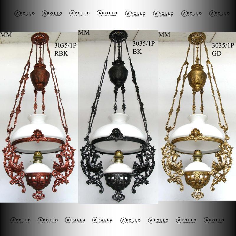 Apollo Lighting Lampu Hias Gantung Teras Klasik Chandelier Lamp Classic Dekorasi Interior Mewah