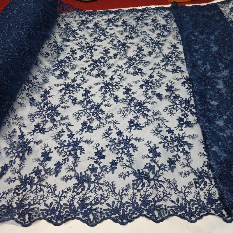 Bahan kain sastra bordir motif bunga/ bordir motif bunga/kebaya wanita