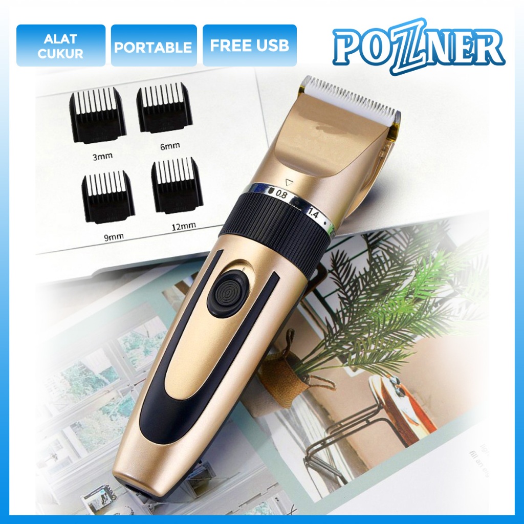 Alat Cukur Rambut Elektrik Hair Clipper Alat Cukur Rambut Elektrik Alat Potong Rambut Cliper Rambut Cordless Professional