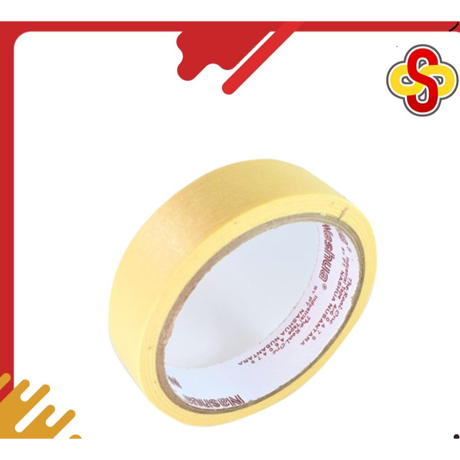 

Isolasi Kertas / Masking Tape Nashua 1 inch / 24 mm x 20 yard