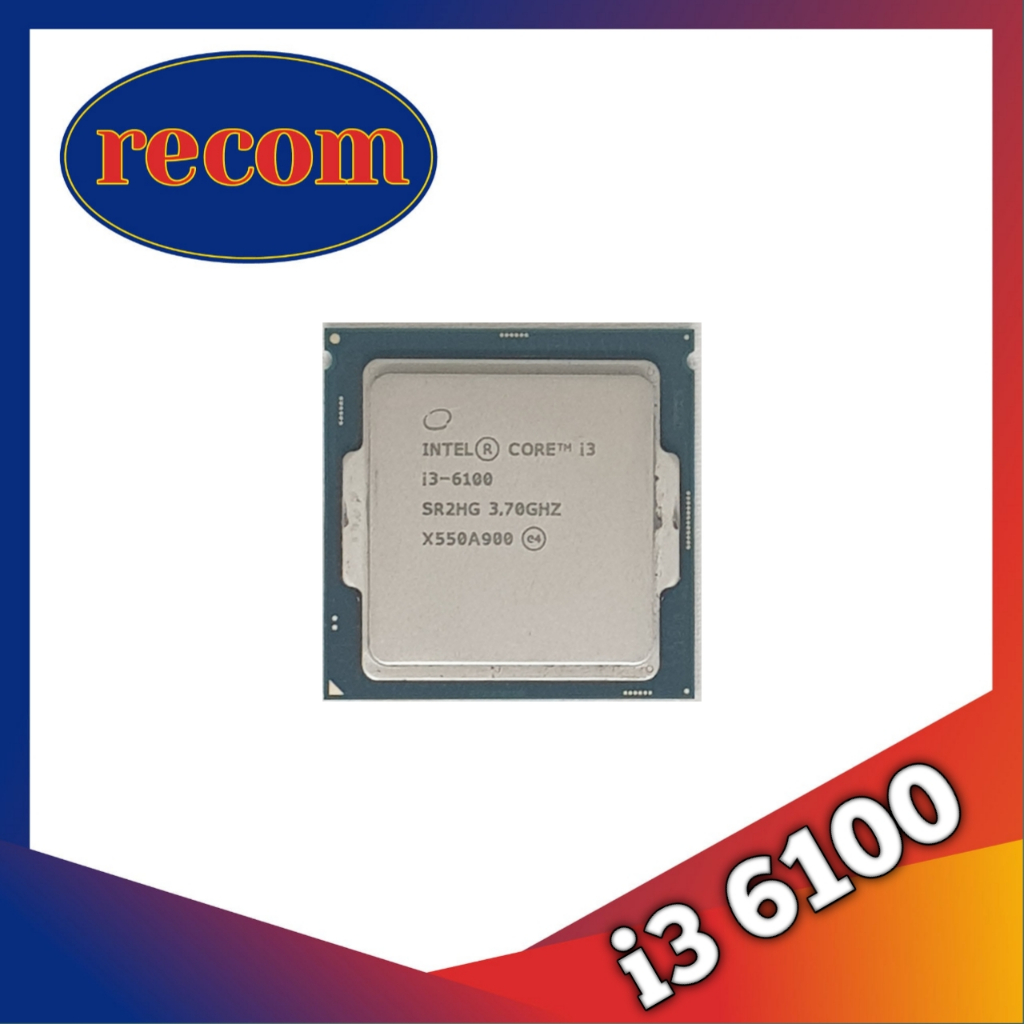 processor intel core i3 6100 6320 tray 1151