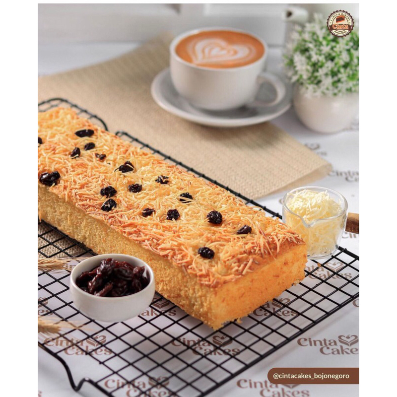 

Cinta Cakes & Bakery - Prol Tape - Bolu Tape Premium 30x10cm