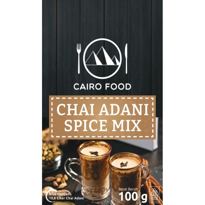 

Chai Adani Spices Mix khas Yaman 100 Gram Rempah Sahi Adni Arab Chai Adan Chai Adeni