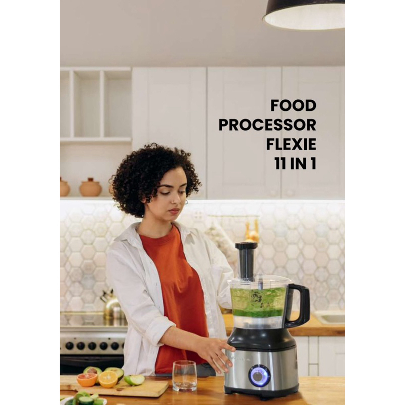 SMART FOOD PROCESSOR FLEXIE 11 IN 1 BY VIENTA (Mendapat 3 Fungsi Utama dalam 1 Produk)