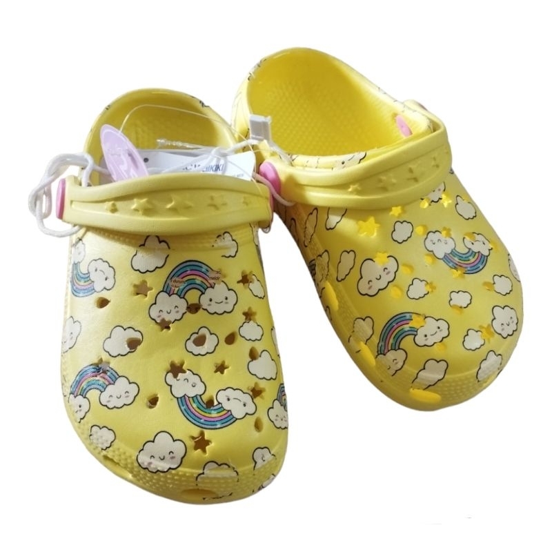 ✨ MAMAK BELANJA ✨ SANDAL ANAK TK/SD LC WAIKIKI YELLOW CLOUD