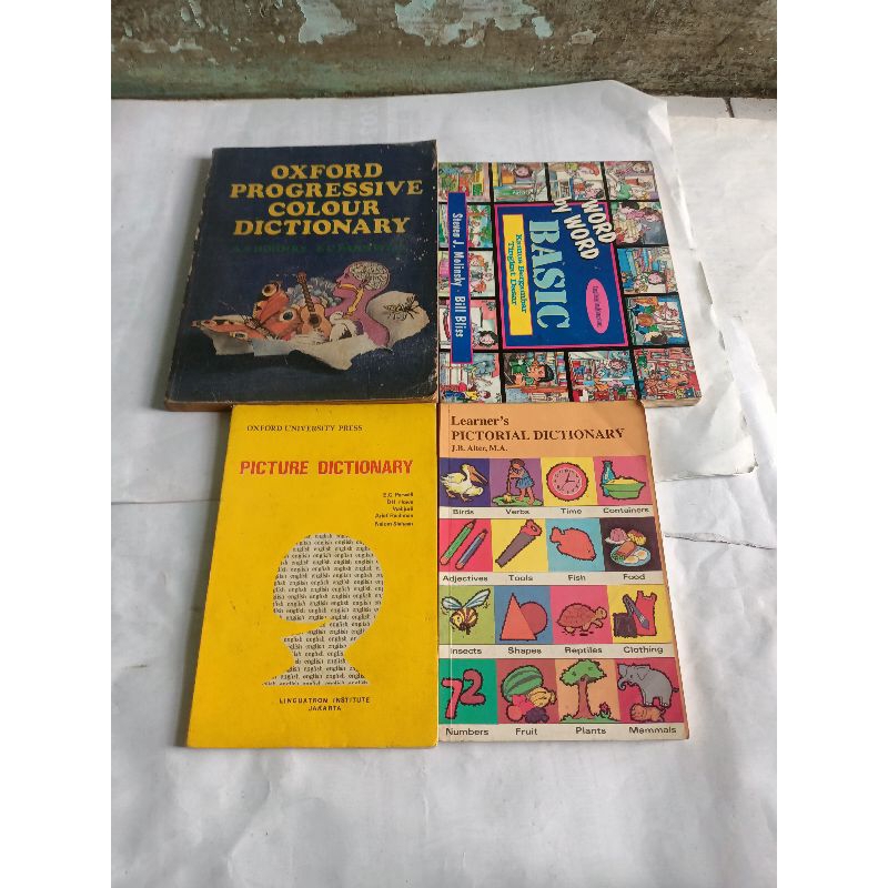 OXFORD PROGRESSIVE COLOUR DICTIONARY, KAMUS BERGAMBAR, PICTURE DICTIONARY, PICTORAL DICTIONARY