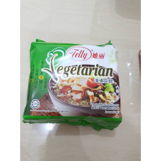 

TELLY mie instant vegetarian noodle