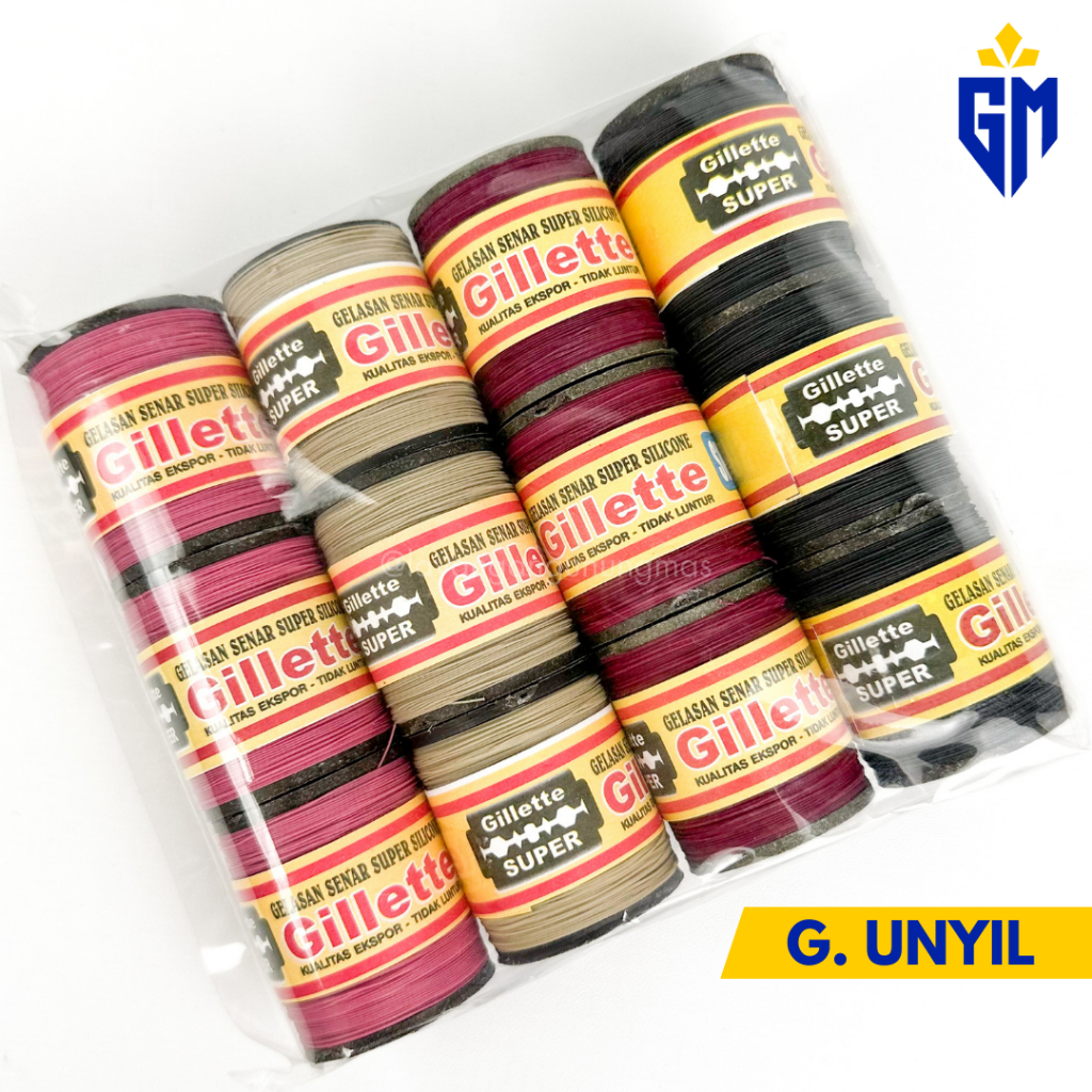 GunungMas [GROSIR isi 12pcs] Gelasan UNYIL DT SAYAP TERBANG / UNYIL JERO GUNUNG MAS / GELASAN SENAR 