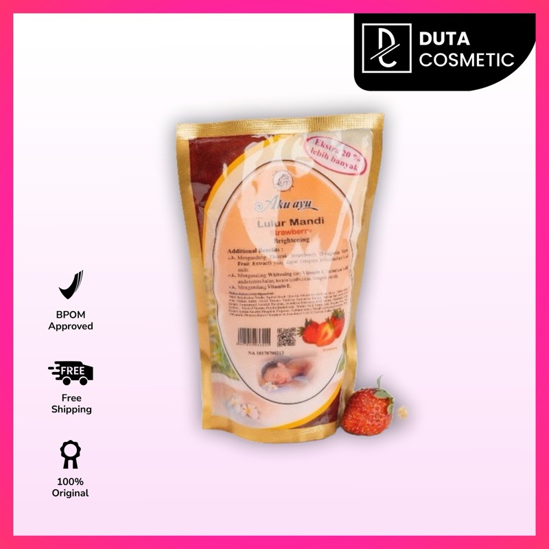 Aku ayu lulur mandi strawberry
