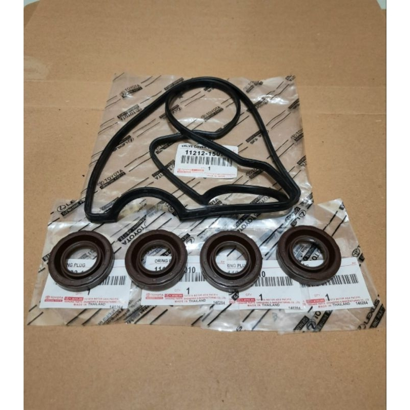 (1SET) PAKING KLEP PAKING TUTUP KLEP SEAL SIL BUSI GREAT - SOLUNA -TWINCAM ALL NEW COROLLA