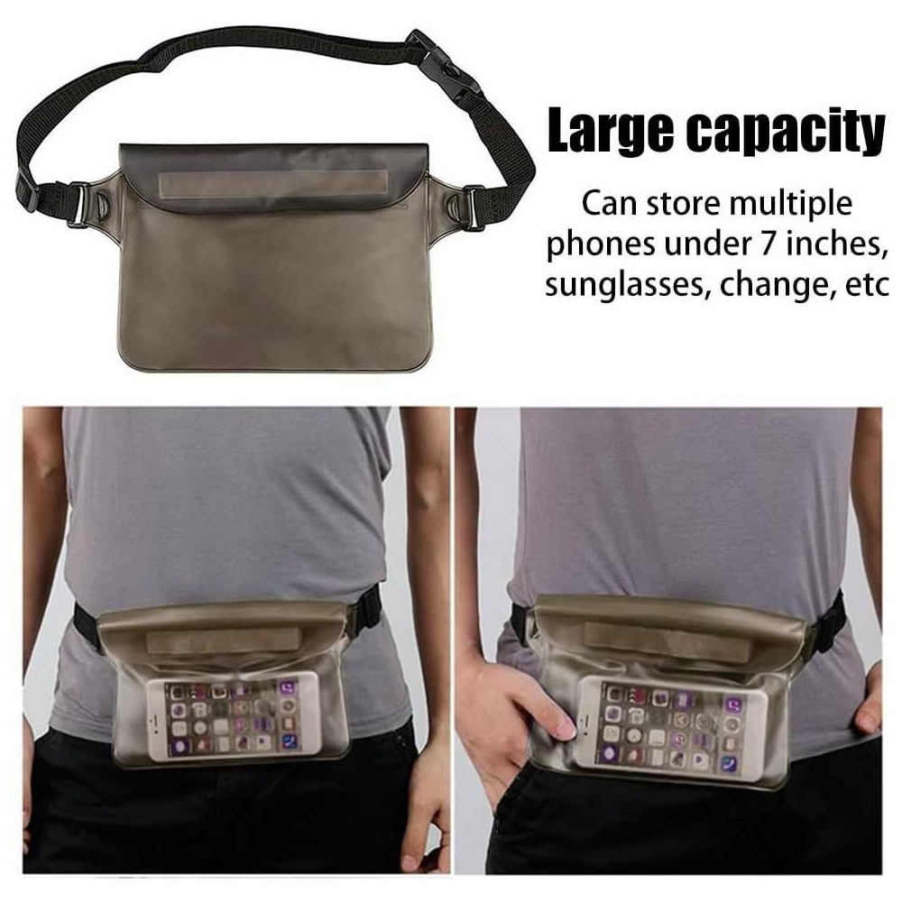 Tas pinggang Waterproof for Smartphone & gadget - Cocok untuk driver gojek & grab - Tas Anti Hujan &