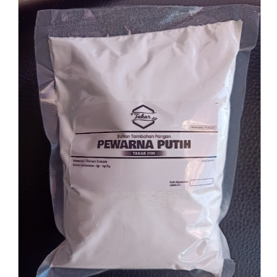 

450 Gram - Pewarna Putih / Pewarna makanan / Pewarna minuman / Pemutih Makanan / Tidak sama dengan opaque white atau titanium