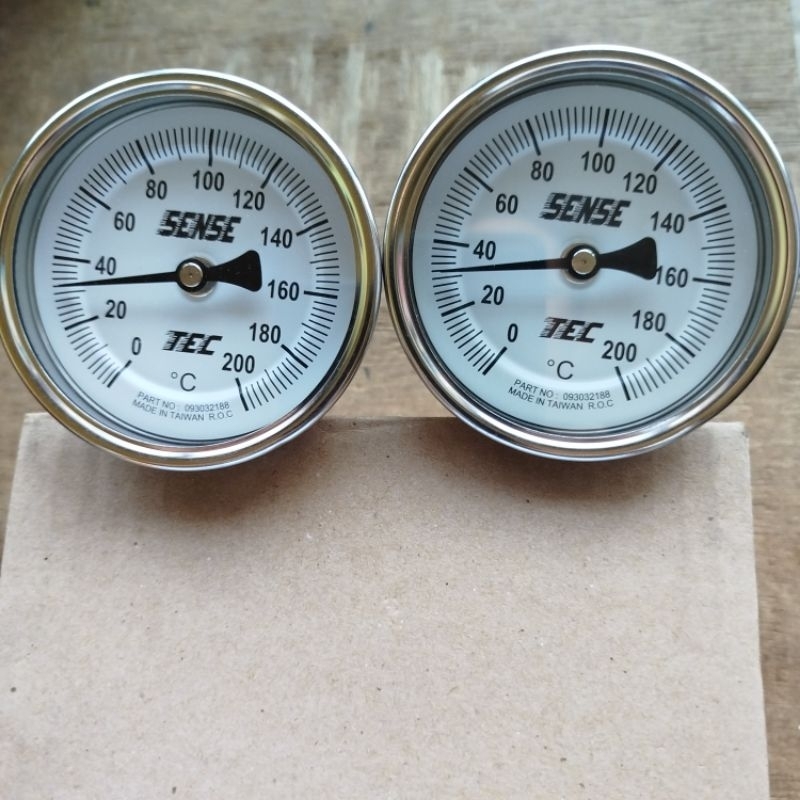 SENSE Bimetal Thermometer Suhu Oven 200 Derajat Temperatur Suhu 200°C 3"