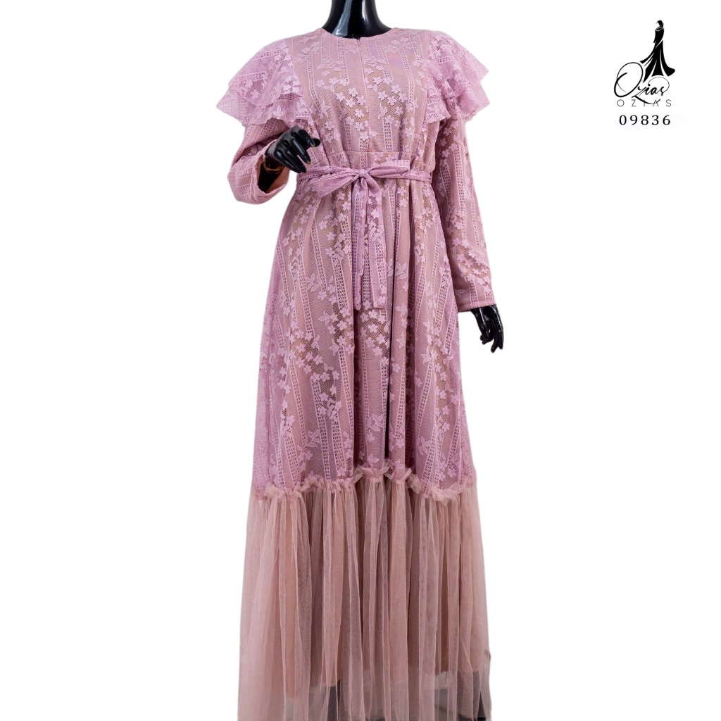 Ozias - Gamis Brokat Garden Lace 09836 Ld 105