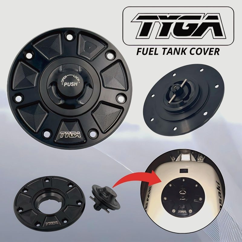 TUTUP TANGKI KAWASAKI NINJA R-RR / TUTUP TANGKI NINJA RR-R