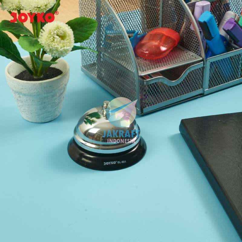 

(1 Pcs) Bel Panggil Bel Meja Bell JOYKO BL-901 Stainless Perak Silver Polos Seperti SDi Receptionist