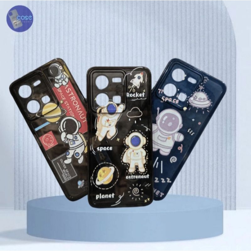 Casing Trans Glossy Pic Case Motif Astronout/Case NASA Type Samsung