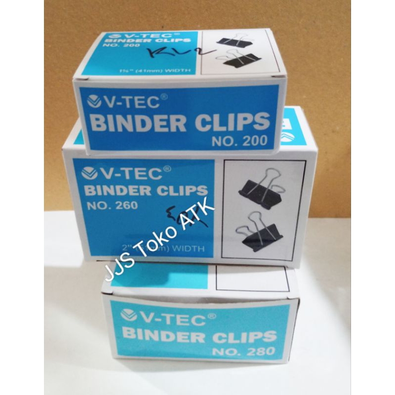 

Binder Clip No. 200 260 280 (per kotak)