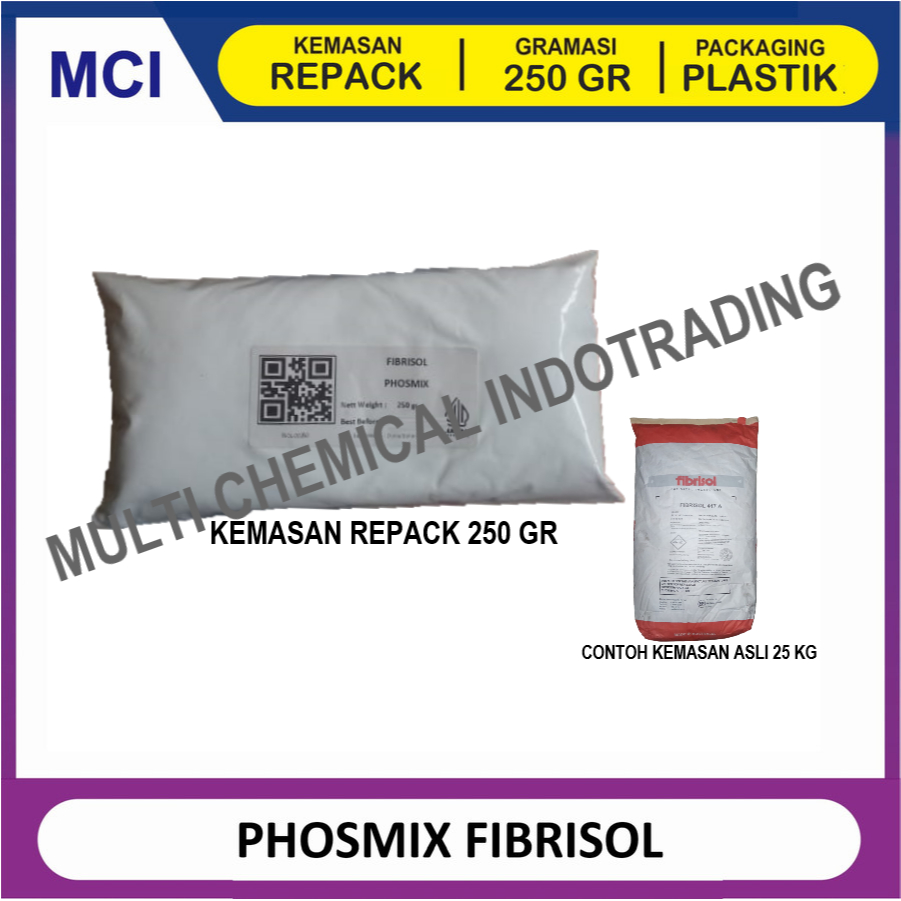 

FIBRISOL 417A AUSTRALIA / PHOSMIX / PENGENYAL BAKSO FOOD GRADE - REPACK 250 GR