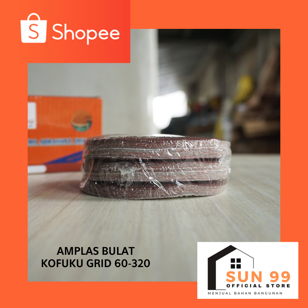 Amplas Bulat Kofuku / Amplas Bangunan Kofuku Grid 60 - 320