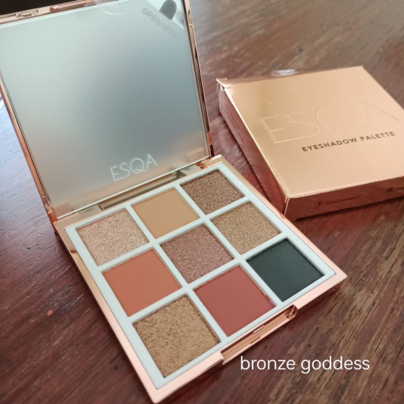 ESQA Bronze Goddess eyeshadow pallete | eyeshadow | pallete | esqa | kosmetik