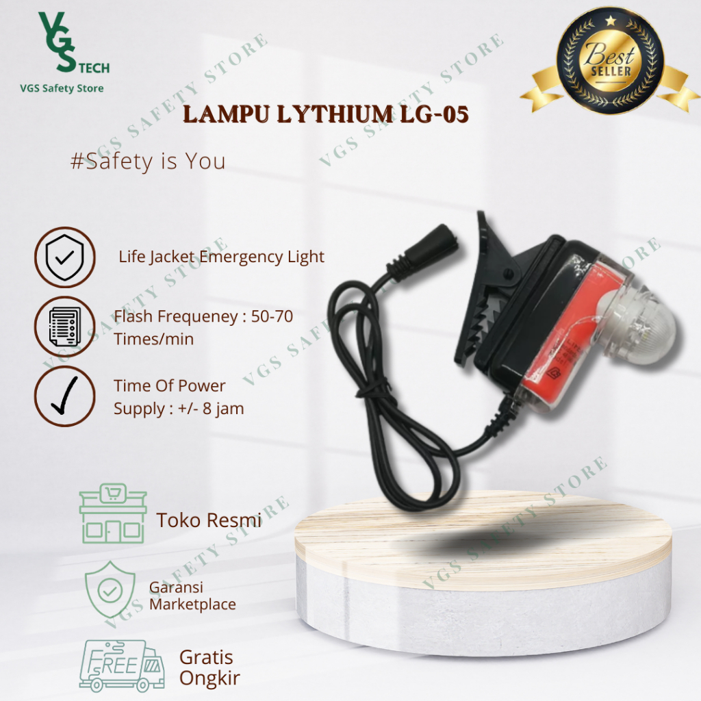 Lampu Life Jacket Life Jacket Light Lythium LG-05