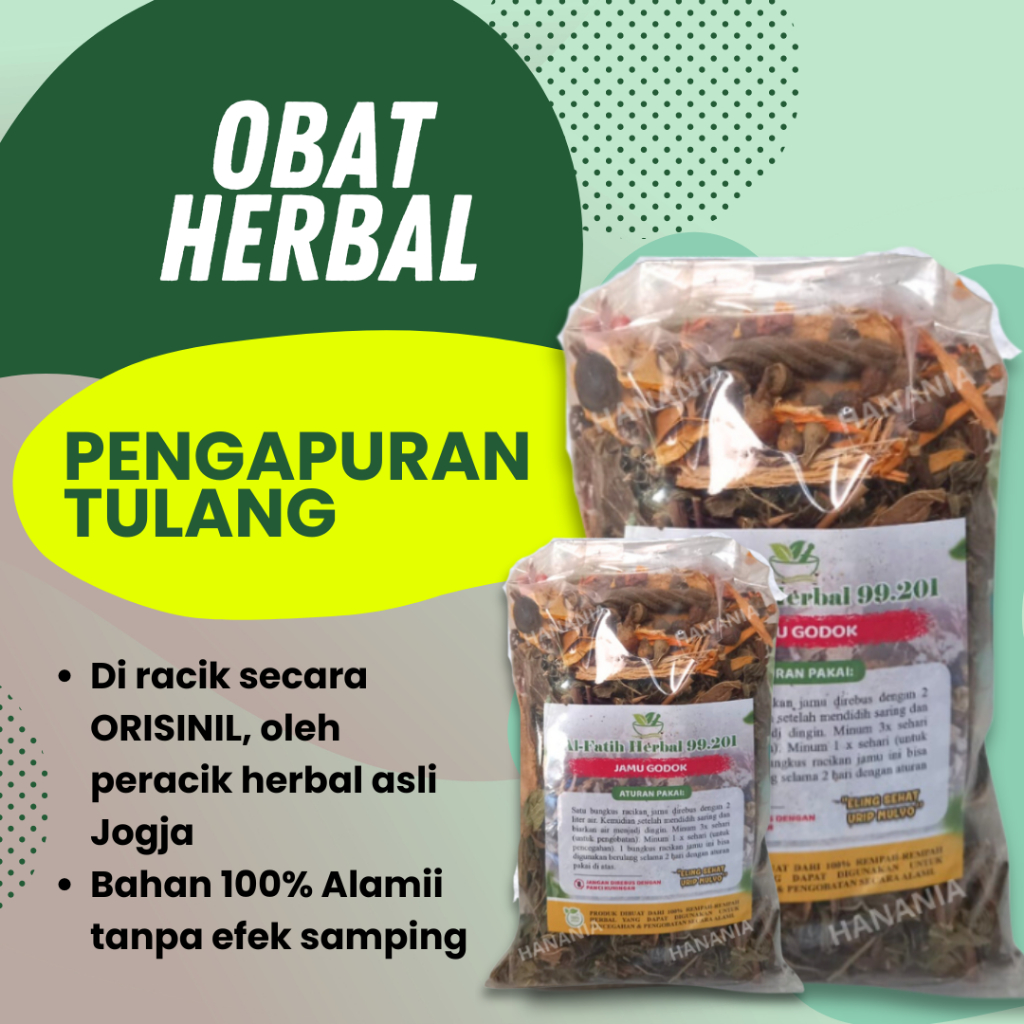 

Herbal Sehatku / Jamu Rebus / Godogan Pengapuran Tulang Sendi